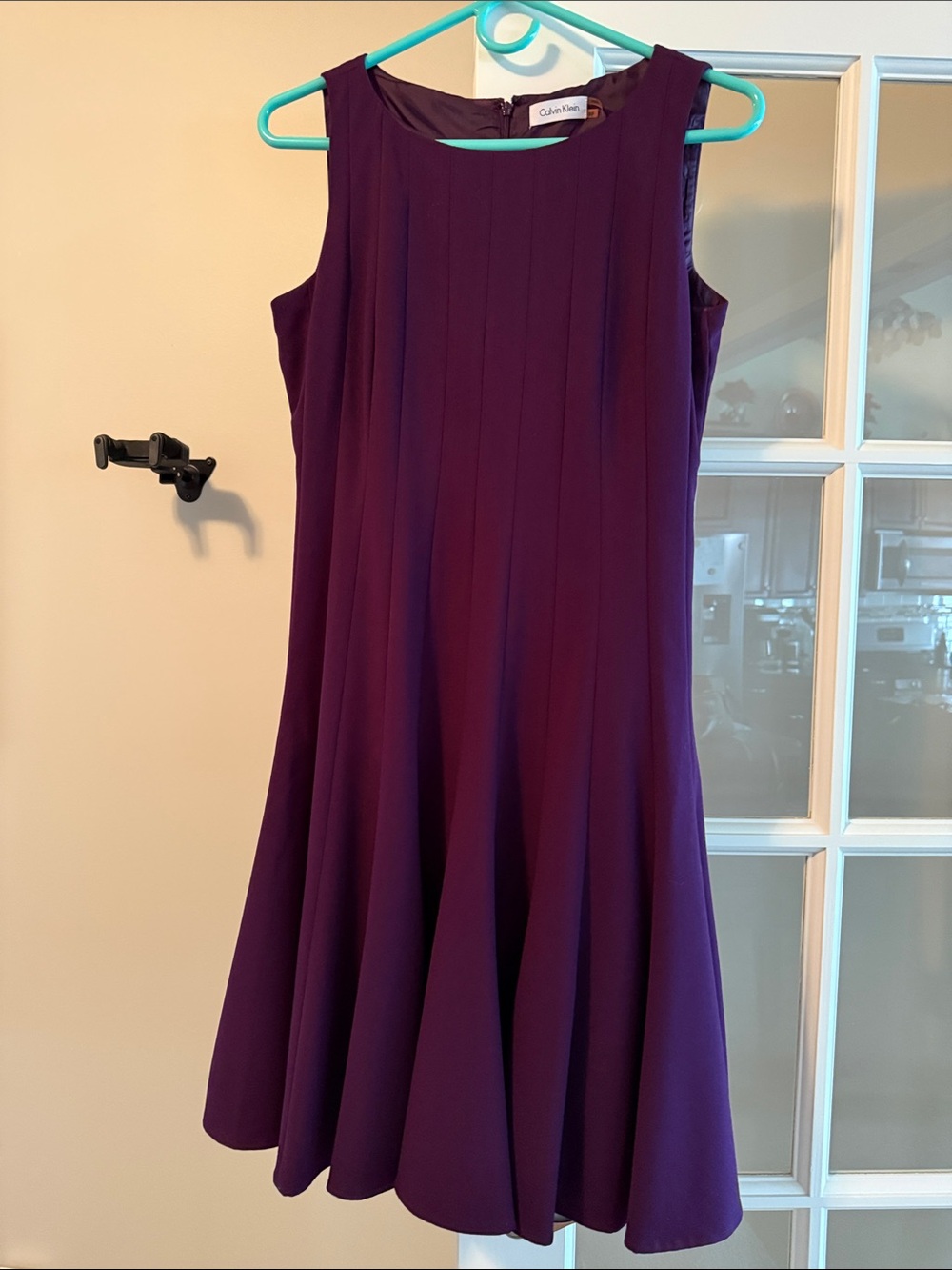 Calvin Klein Plum Sleeveless Midi dress